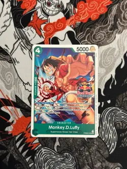 Monkey.D.Luffy Red Bull Double Don!! PRB02-005 Promo - Image 1