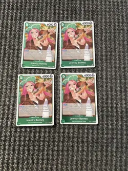 Jewelry Bonney Eb03-017 R One Piece Heroines Japanese Foil Card x4 Playset - Image 1