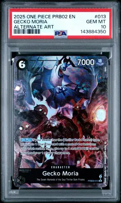 2025 One Piece - The Best - Vol.2 EN #013 Gecko Moria Alt Art PSA 10 - Image 1