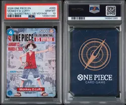 2026 ONE PIECE PROMOS COLLEGE BASKETBALL US VOYAGE MONKEY D. LUFFY PSA 10 - Image 1