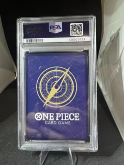 One Piece Carrying On His Will OP13-066 - Silvers Rayleigh Alt Art PSA 10 ENG - Image 2