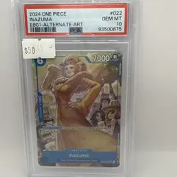 2024 One Piece Inazuma Eb01 Alternate Art #022 Psa 10 - Image 1
