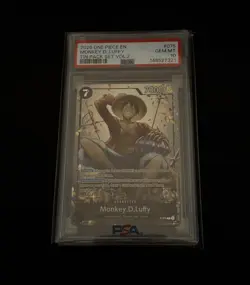 2026 One Piece Monkey D. Luffy #P-075 Tin Pack Set Vol.2 Promo PSA 10 - Image 1