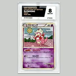 Pokemon 2009 Slowking HOLO Rare ACE Graded 8 Slab Card TCG 1st Edition Heartgold - Image 1