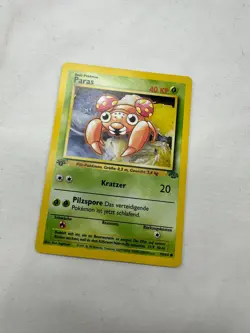 Pokemon Karte TCG Paras 59/64 Dschungel no Holo Rare Vintage WOTC Deutsch - Image 2