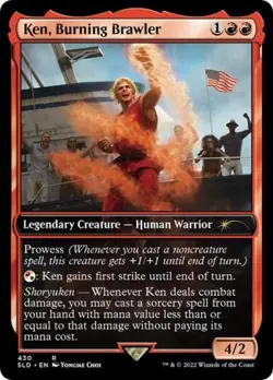 Ken, Burning Brawler - LP Foil R : Secret Lair - Image 1