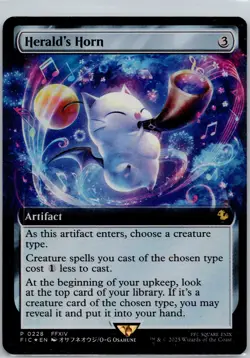 Herald's Horn (Extended Art) Foil P Buy-A-Box Promos 228 NM - Image 1