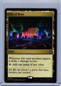 City of Brass x1 - MTG TMNT Commander: Teenage Mutant Ninja Turtles - NM - Image 1