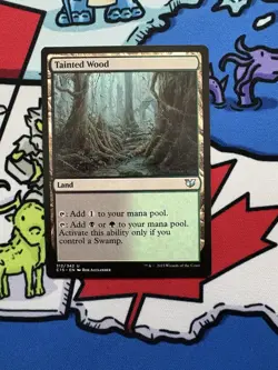 Tainted Wood x1 Mtg Commander 2015 - Image 1
