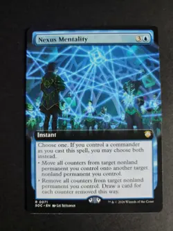 Nexus Mentality (Extended Art) Rare MTG Secrets of Strixhaven Commander - Image 1