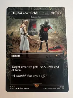 MTG 'Tis But a Scratch! - Dismember Secret Lair Drop Regular - Image 1