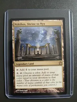 Nykthos, Shrine to Nyx Theros Regular - NM- FREE AND FAST SHIPPING! - Image 1