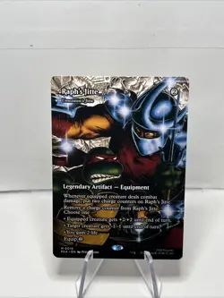 Raph's Jitte (Borderless) Teenage Mutant Ninja Turtles Regular - MTG - Image 1