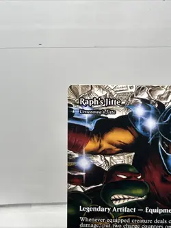 Raph's Jitte (Borderless) Teenage Mutant Ninja Turtles Regular - MTG - Image 2
