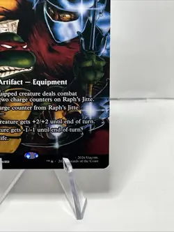 Raph's Jitte (Borderless) Teenage Mutant Ninja Turtles Regular - MTG - Image 4