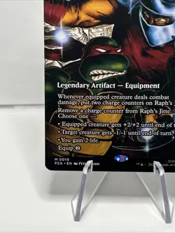 Raph's Jitte (Borderless) Teenage Mutant Ninja Turtles Regular - MTG - Image 5