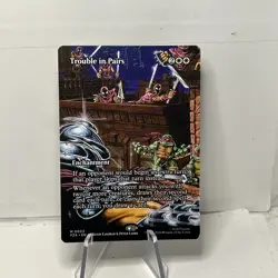 Trouble In Paris Borderless Magic Mtg Teenage Mutant Ninja Turtles Mythic reg - Image 1