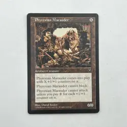 Magic The Gathering MTG Phyrexian Marauder - Visions - EX Authentic & Official - Image 1