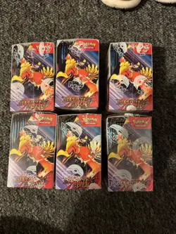 6x Pokemon TCG Destined Rivals 18-Pack Half Booster Box, English, Sealed - Image 2