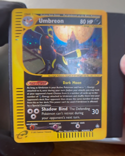 Umbreon H29/H32 Aquapolis Holo Rare 2003 WOTC Pokemon Card NM - Image 2