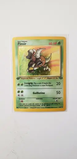 1999 Pokemon Jungle Pinsir 1st Edition Holo #9/64 RARE Card - Image 1