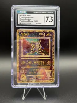 Pokemon Ancient MEW - Pokemon Movie Promo (2000) - CGC NEAR MINT+ 7.5 - Image 1