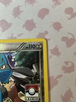 Lucario Fates Collide Reverse Holo 63/124 - Pokemon League 4th Place LP - Image 4
