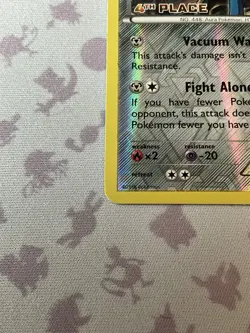 Lucario Fates Collide Reverse Holo 63/124 - Pokemon League 4th Place LP - Image 5