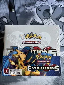 Pokemon XY Evolutions Brand New And Sealed English Booster Box - Crease In Box - Image 2