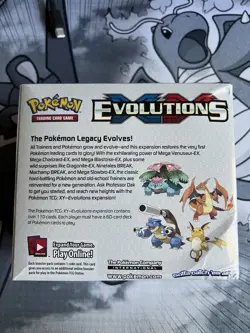 Pokemon XY Evolutions Brand New And Sealed English Booster Box - Crease In Box - Image 4