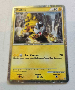 Pokemon Card Raikou HGSS19 Hgss Holo - Image 1