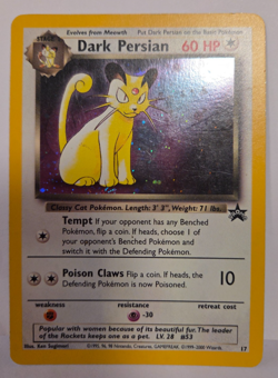 Pokemon TCG Dark Persian Wizards Black Star Promo Card 17/108 Holo NM! - Image 1