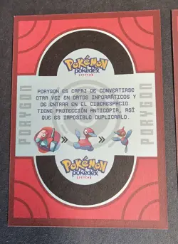 PORYGON - POKEMON TCG POKEDEX EDITION FOIL CARD - Image 2
