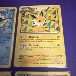 Pokemon TCG Eeveelutions Black & White Eevee Promo Set BW87-94 + Sylveon XY04 - Image 4