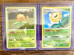 Pokemon Sunflora Set 31/123 Heartgold & Soulsilver & 38/132 Secret Wonders - Image 1