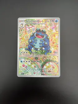 Seismitoad IR 105/086 | Black Bolt Illustration Rare | Pokemon TCG English - Image 1