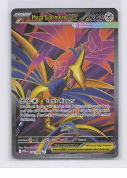 Mega Skarmory ex 106/088 Ultra Rare Pokemon TCG Me03: Perfect Order Holo NM - Image 1