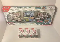 Pokemon TCG: S&V 151 Blooming Waters Premium Collection &3 Booster Bundle Boxes - Image 2