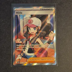 Pokemon Hilda Full Art Trainer SV11W White Flare 164/086 Ultra Rare Holo - Image 1