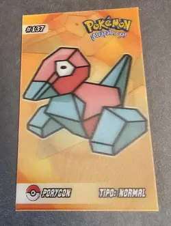 PORYGON - POKEMON RARE 3D CCG HOLO CARD - Image 1