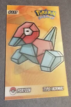PORYGON - POKEMON RARE 3D CCG HOLO CARD - Image 2