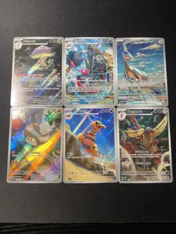 Pokemon TCG Scarlet & Violet Era Illustration Rare Holo 6 Card Lot - Image 1