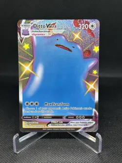 Pokemon TCG - Shiny Fates - Ditto VMAX Ditto Shiny Holo Rare Holo SV119/122 - Image 1