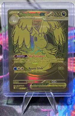 Mega Dragonite ex 295/217 Gold Hyper Rare Ascended Heroes Pokemon Card NM - Image 1