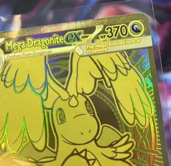 Mega Dragonite ex 295/217 Gold Hyper Rare Ascended Heroes Pokemon Card NM - Image 2