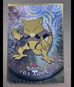 2000 Topps Chrome Pokemon Abra Spectra #63 - Image 1