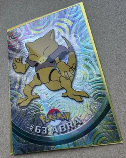 2000 Topps Chrome Pokemon Abra Spectra #63 - Image 3