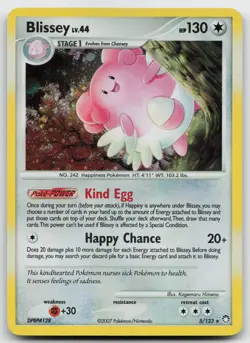 Pokemon tcg Mysterious Treasures #5/123 Blissey Lightly played - Image 1