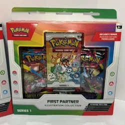 Two Pokemon First Partner Illustration Collection Series 1 Boxes - Image 3