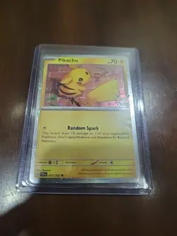 Pikachu 051 /162 Stamped 2026 Pokemon Day 30 Promo TCG W/ SWIRL - Image 1